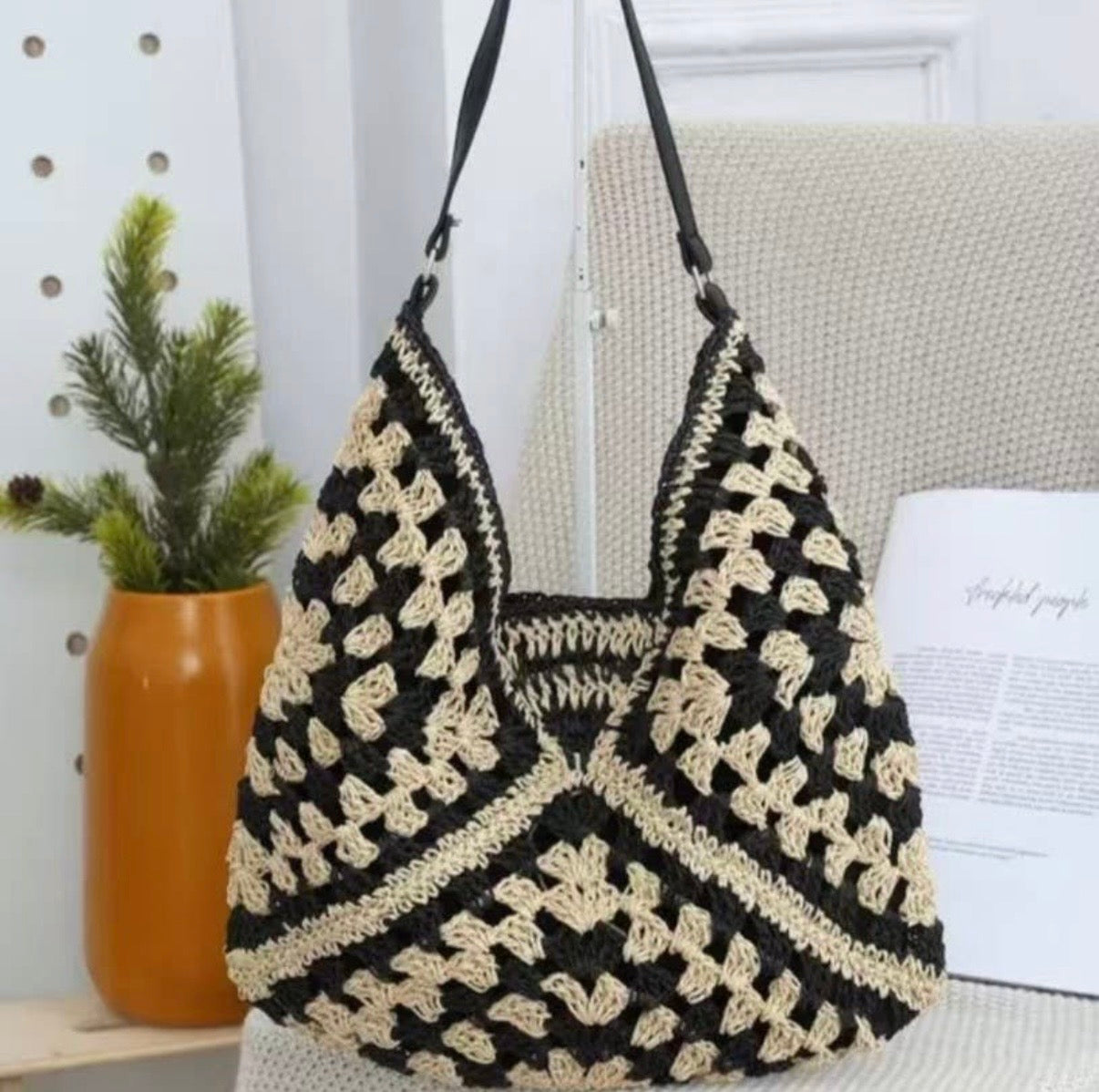 Coming Soon “Beach Bum” Tote - Black