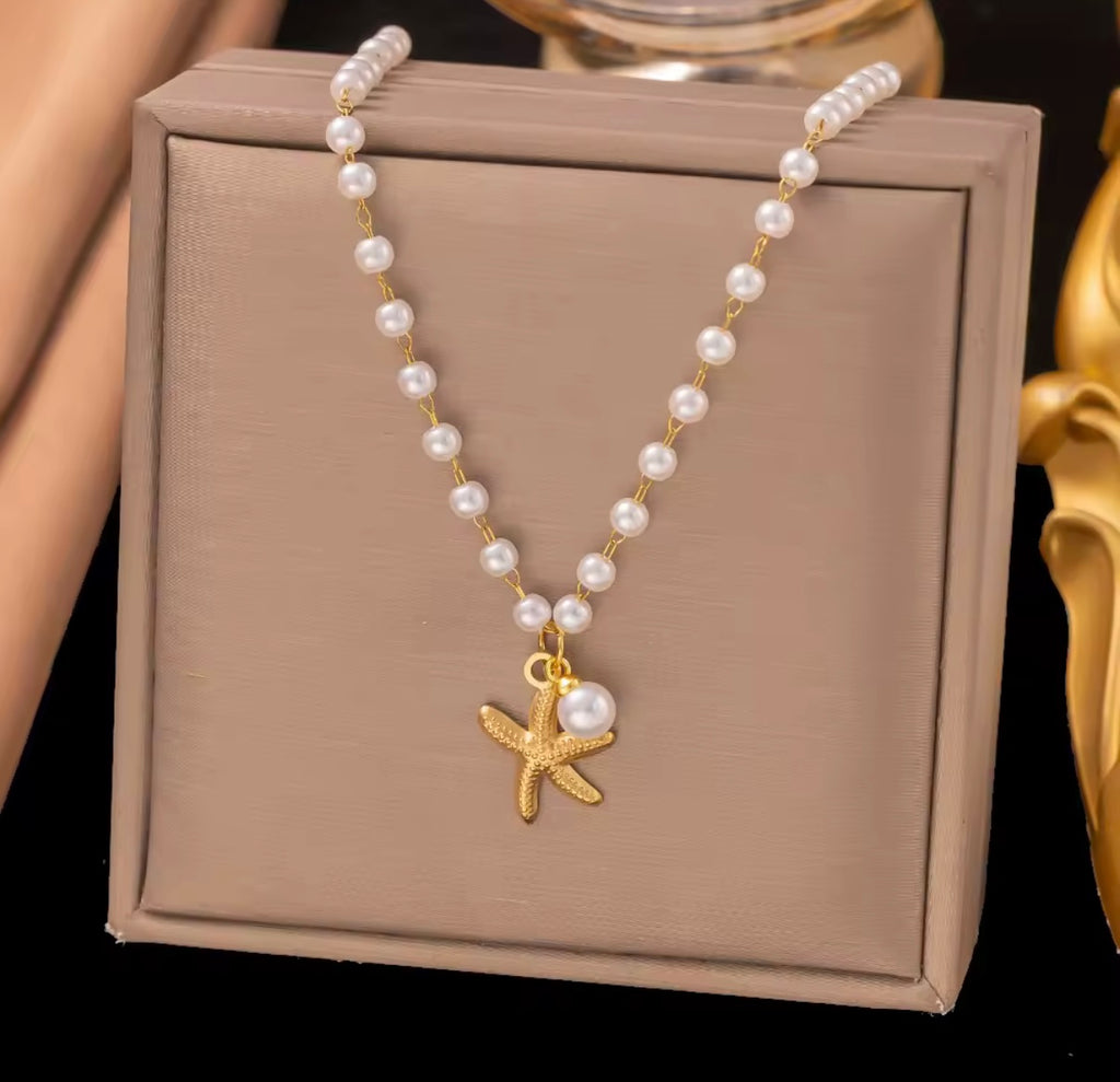 “Pearl & Shore” Jewelry Set