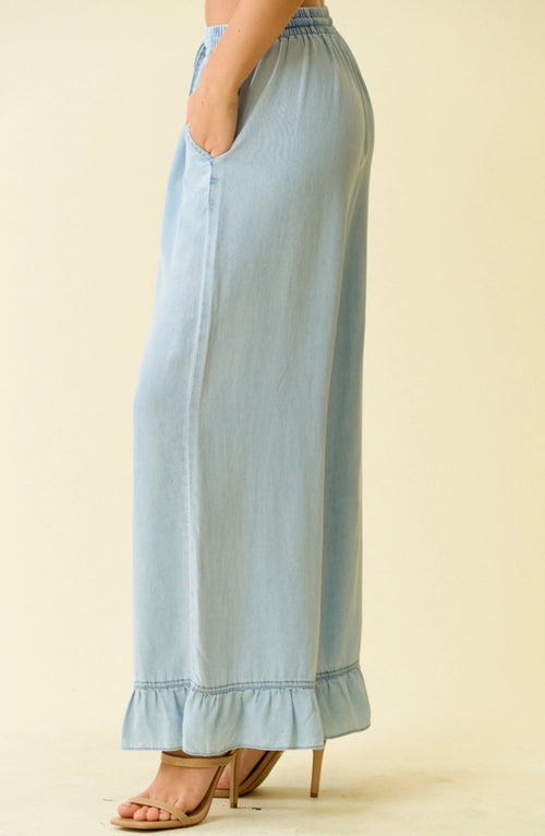 “Denim Breeze” Pants